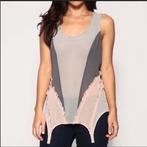 ASOS Ruffle Hem Dip Side Cami